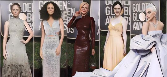 Busana Terbaik Selebritis di Karpet Merah Golden Globe 2019, Intip Yuk!