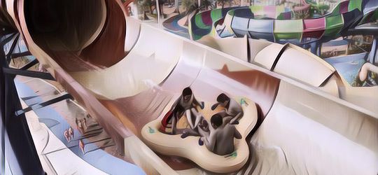 Slide Coaster, Seluncur Air dengan Teknologi Hybrid yang Asik Banget