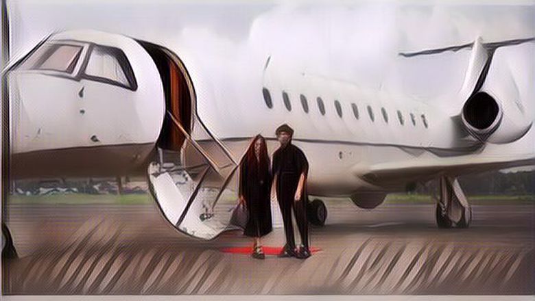 Sultan Banget, 5 Potret Atta dan Aurell Honeymoon Naik Jet Pribadi