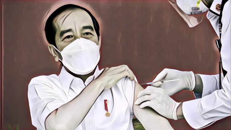 Inilah Nama-nama yang Disuntik Vaksin Covid-19 Dosis Kedua Bareng Presiden Jokowi, Raffi Ahmad Masih Ada Lho