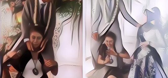 Aksi Biduan Gendong Pengantin Pria? Wah Menang Banyak Nih~