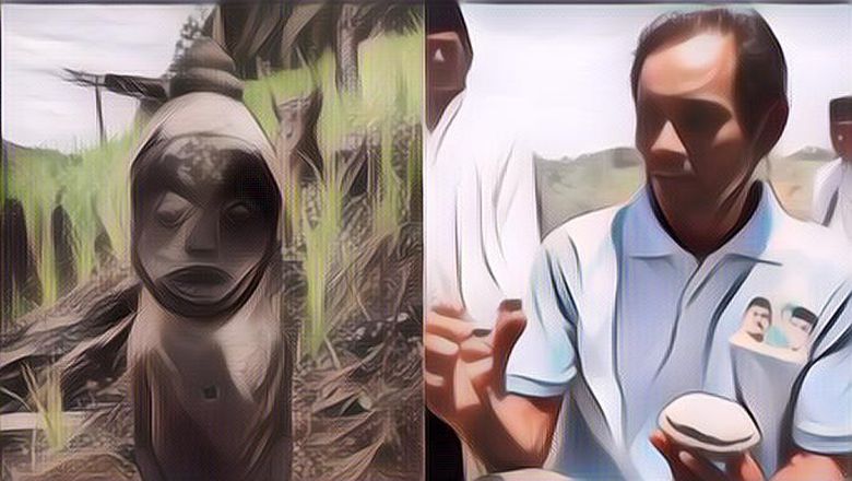 Hiiii! Pria Ini Seketika Kesurupan Usai Temukan Patung Kuno di Ladang Warga