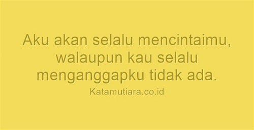 Cinta yang kamu punya, akan selalu dijaga.