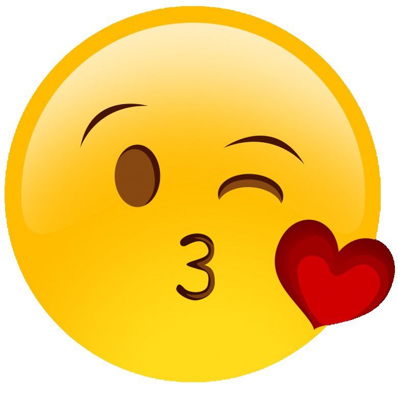 3. Emoji mencium