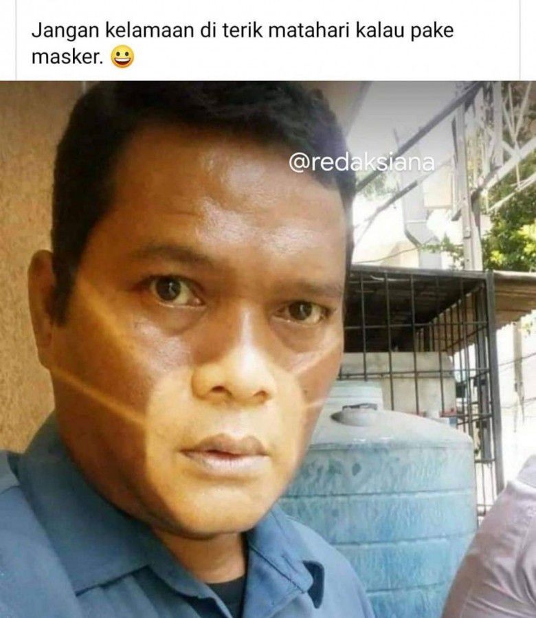 Hmm... Gara-gara pakai masker terlalu lama saat pandemi, nambah lagi deh spot belang di wajah kamu!