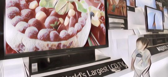 Sharp Akan Boyong TV LCD 8K 120 Inci Pada Sebuah Pameran