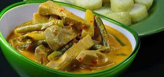 6. Sayur lodeh nangka muda