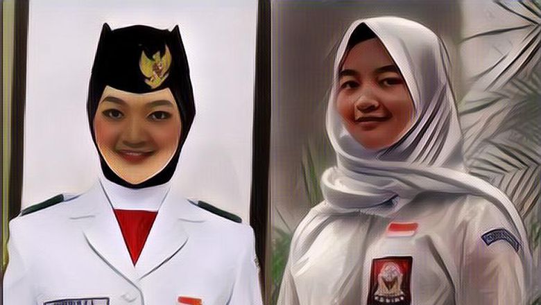 Anggota Paskibraka Wanita Berhijab Potong Rambut Juga? Terungkap Jawabannya