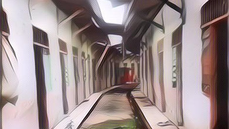 Suasana Kontrakan 1000 Pintu yang Terbengkalai karena Kasus Pembunuhan