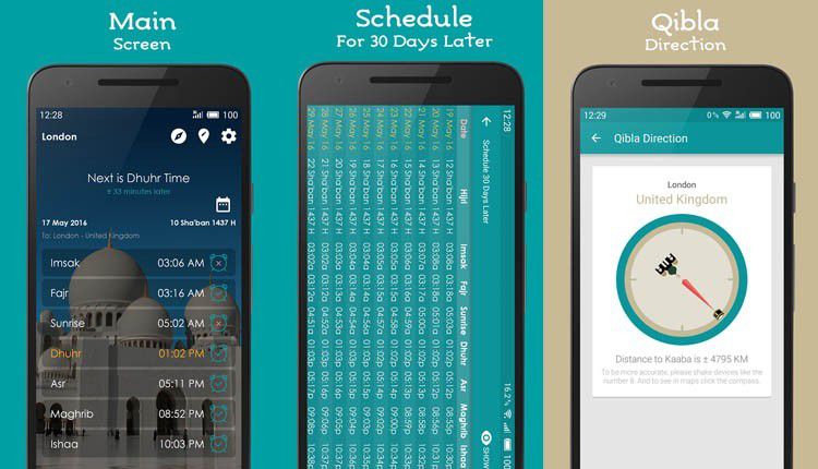 5. Prayer Times, Athan, & Qibla