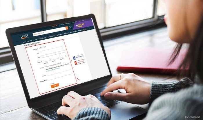 1. Kamu harus masuk ke akun Lazada