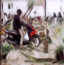 Heboh Warga di Jember Bawa Masuk Motor Terobos Makam