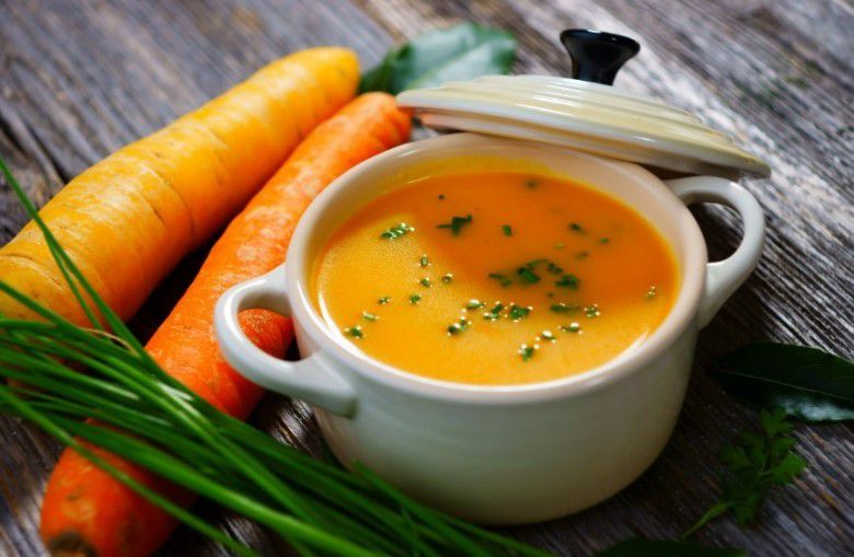 6. Creamy Carrot Soup, Inggris