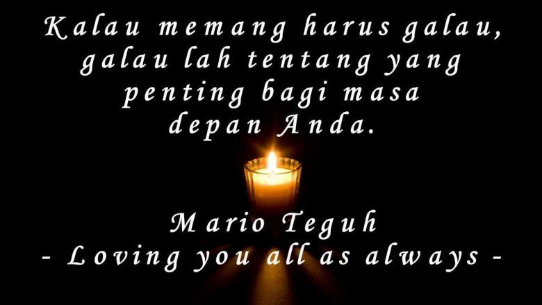 Dari Pak Mario Teguh