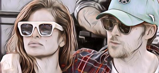 Ryan Gosling dan Eva Mendes Nonton Bareng Lomba Senam di Olimpiade Paris 2024