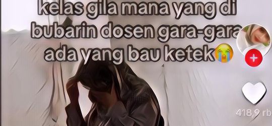Heboh Ada Dosen dan Para Mahasiswi yang Batal Belajar Gara-Gara Bau Ketiak di Kelas