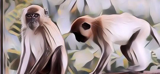 Pinter Banget! Monyet Betina Ini Bawa Anaknya yang Sakit untuk Periksa ke Dokter