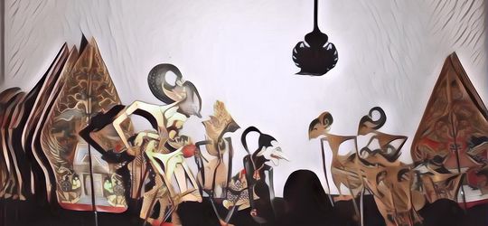 Kreatif! Tokoh Wayang Kulit Jadi Anime Super Keren, Nih