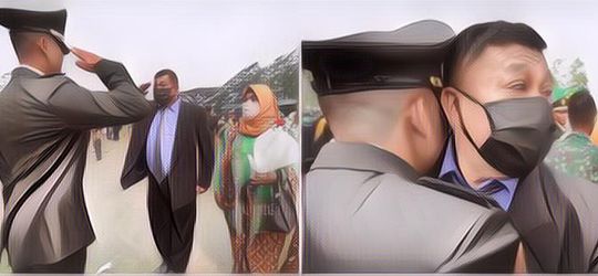 3 Perwira TNI Ini Tetap Hormat Meski Punya Pangkat Lebih Tinggi dari Sang Ayah