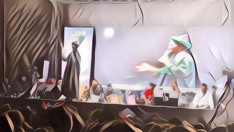 Gelar Sholawat Kebangsaan Di Grobogan, Gus Ali Gondrong Ingatkan Jamaah Agar Tidak Golput