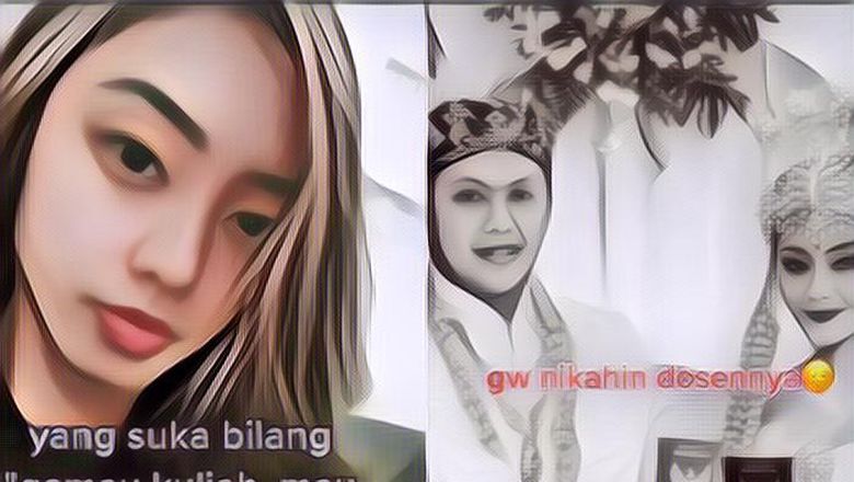 Viral Cewek Nikahi Dosennya Sendiri, Netizen: Minta Tips