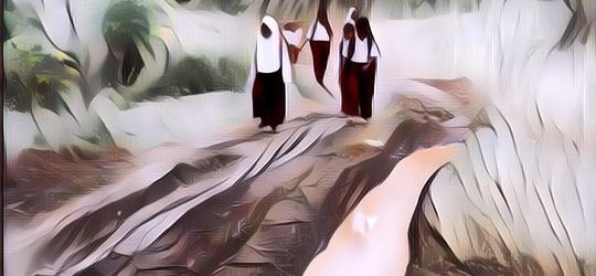 Bikin Terenyuh! Para Murid di Pedalaman Papua Gotong Royong untuk Bikin Akses Jalan ke Sekolah