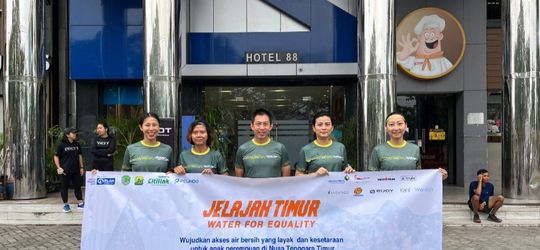Bersama Komunitas Lari, Hotel 88 Banjarmasin Ikut Berpartisipasi Kumpulkan Donasi Pembangunan Akses Air Bersih Di NTT