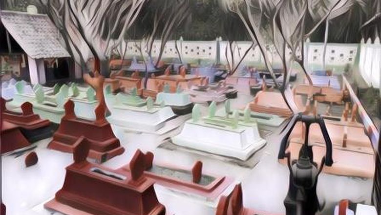 Kuburan Warna-Warni Berhias Lampion Jadi Tempat Selfie, PWNU Tegaskan Ingat Mati