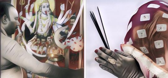 Bukannya Dihindari, Eh di India Corona Malah Disembah