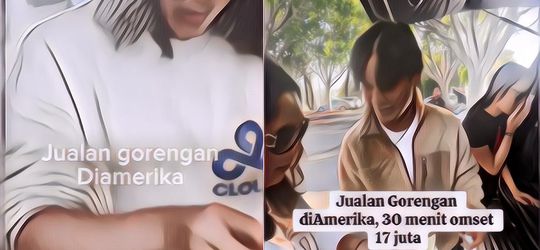 Cinta Kuya Dagang Gorengan di Amerika, Omsetnya Sampai Rp 17 Juta