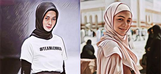 Sering Bikin Terpesona, ini Sederet Pesona Seleb Blasteran Saat Kenakan Hijab