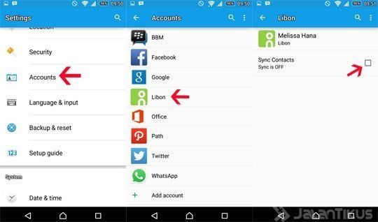 4. Matikan fitur autosinkronisasi