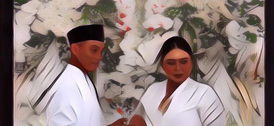 Viral Pasangan Mudah Ini Menikah di KUA, Baju Pengantinnya Bikin Salfok Harganya Cuma Rp 100 Ribuan