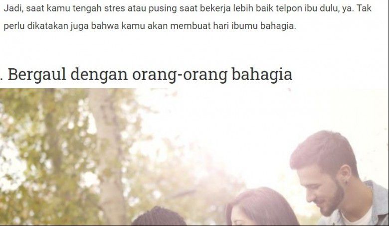 # Berteman dengan orang-orang yang bahagia