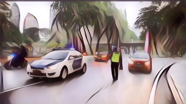 Wah-wah! Ada Polisi Teriaki Polisi di Jalan Jenderal Sudirman, Ternyata Ini Kronologinya