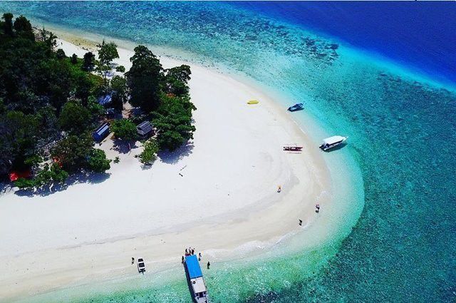 3. Pulau Lihaga, pulau elok berpasir putih