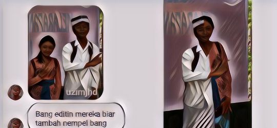 6 Potret Minta Editin Foto Bareng Pacar Ini Bukannya Romantis Malah Jadi Kocak