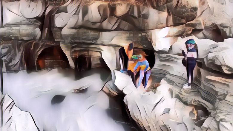 Indahnya Tebing dan Aliran Sungai di Wisata Batu Kapal Jogja, Bikin Pengen Nyemlung!