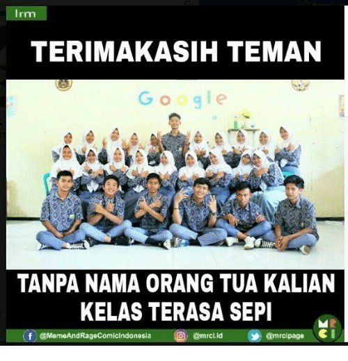 Biasanya juga, anak bandel pasti bakal saling ngejek nama orang tua.