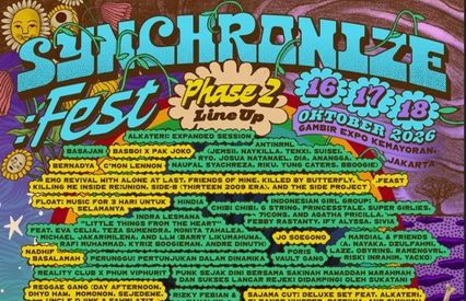 Synchronize Fest 2026 Umumkan Sederet Lineup Fase ke-2: Ada Reuni Emo dan Girl Band