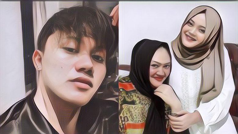 Putri Delina dan Rizky Febian Rela Hujan-hujanan Saat Nyekar Makam Lina Jubaedah, Sempat Didatangi Ibunda dalam Mimpi