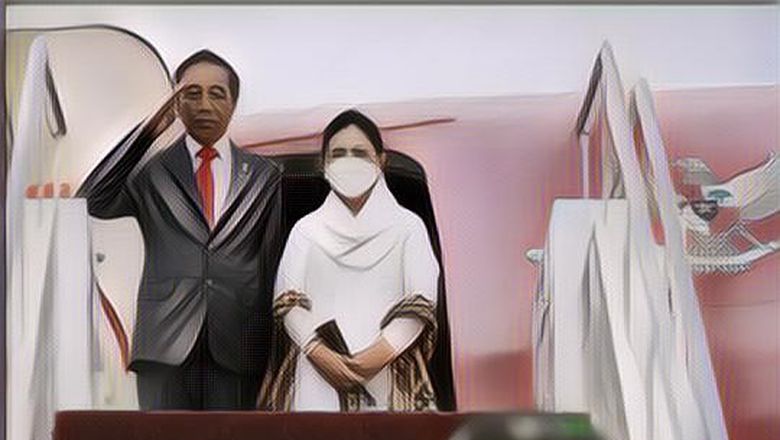 VIRAL Iriana Jokowi Terjatuh di Tangga Pesawat, Terungkap Penyebabnya