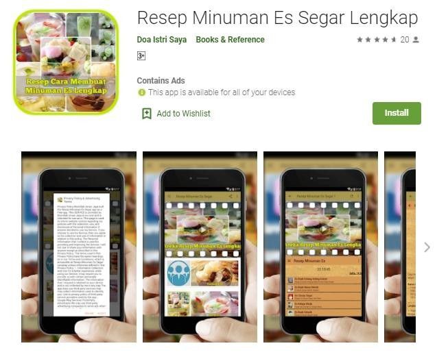 Resep Minuman Es Segar Lengkap