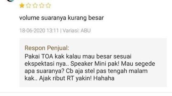 6. Wkwkwk, ini penjualnya udah emosi tapi tetep ngelucu aja deh