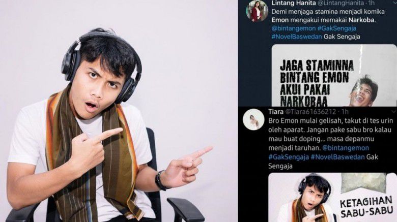 Screenshot Akun Twitter atau Buzzer yang Menyerang Bintang Emon 