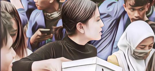 Awkarin Bagi Nasi Kotak Dituduh Pencitraan: Mending Bantu Gue Donasi 10ribu