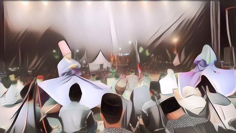 Dihadiri Ribuan Jemaah Mafia Sholawat, Gus Ali Gondrong Serukan Ajakan Dukung Pemilu Damai