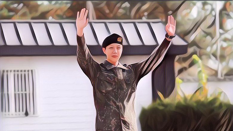Gemes Banget! Begini Momen Penyambutan Kembalinya J-Hope BTS dari Wamil