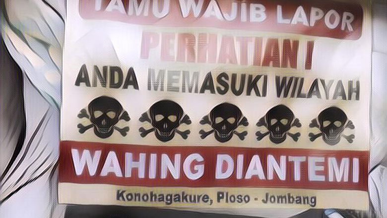 Ada-Ada Aja, Begini 6 Spanduk Covid-19 Dengan Tulisan Nyeleneh, Bikin Tepuk Jidat!