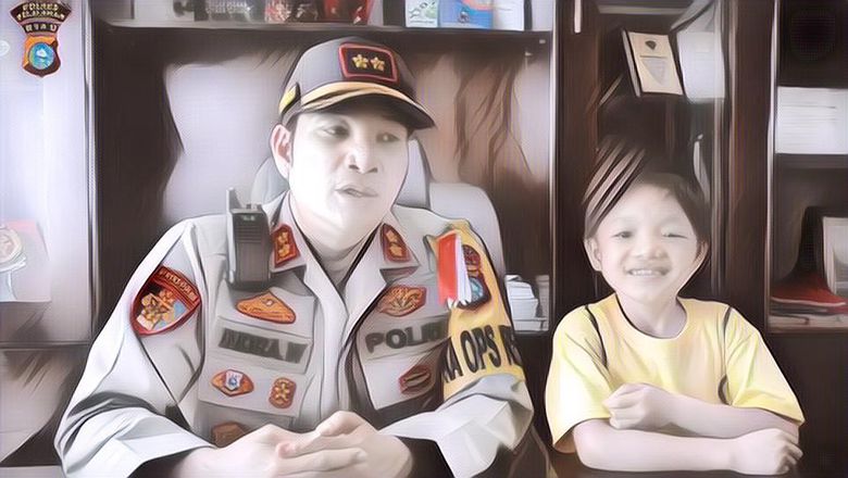 Kapolres Angkat 3 Anak Asuh Korban Ditinggal Meninggal dan Dibuang Ibu